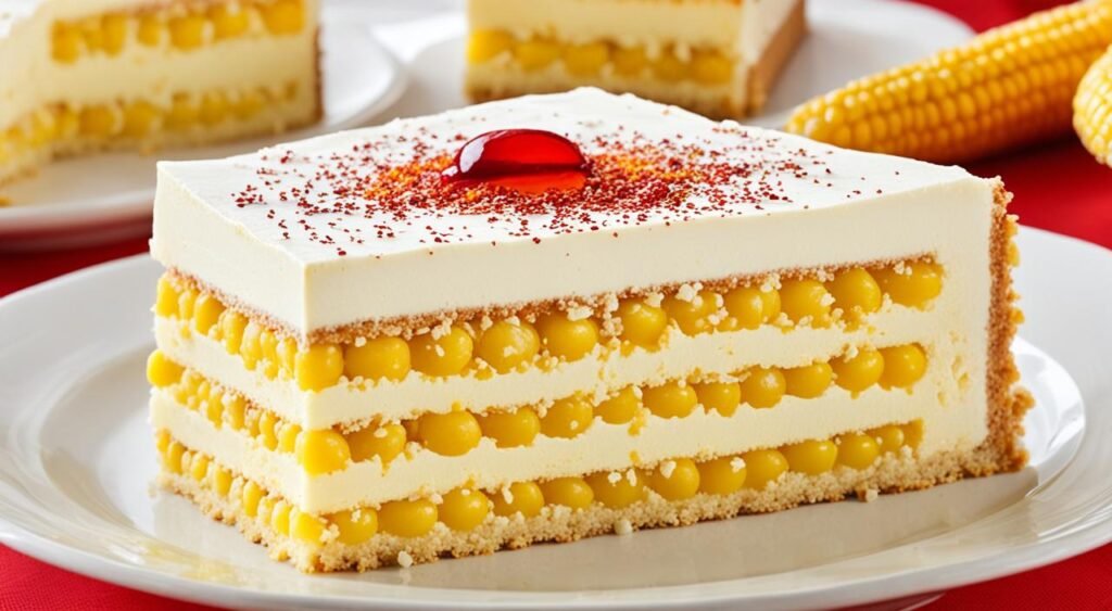 Bolo de Milho com Requeijão e Goiabada