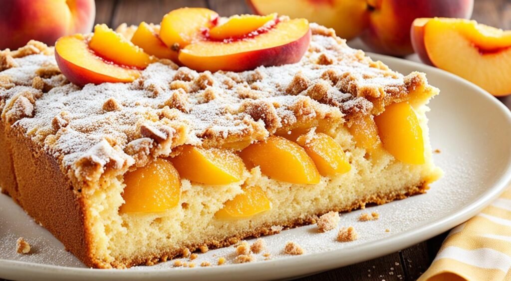 Bolo de Pêssego com Açúcar Mascavo