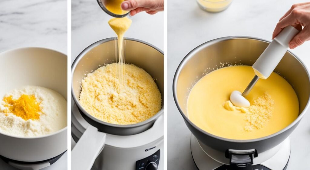 Modo de Preparo do Bolo de Liquidificador de Fubá Cremoso