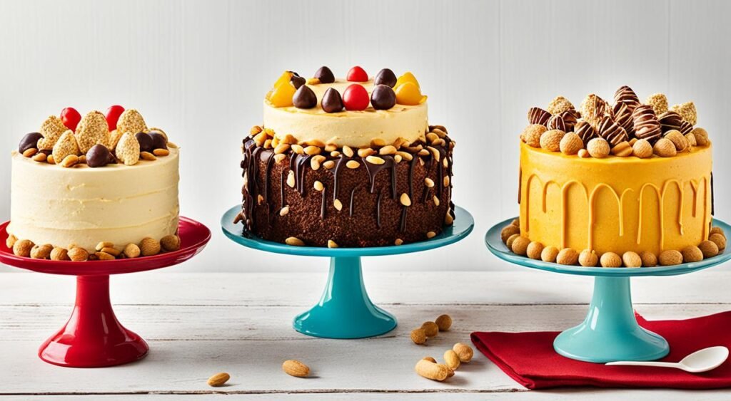 Variações de Bolo de Amendoim