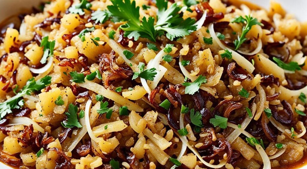 farofa de cebola crocante