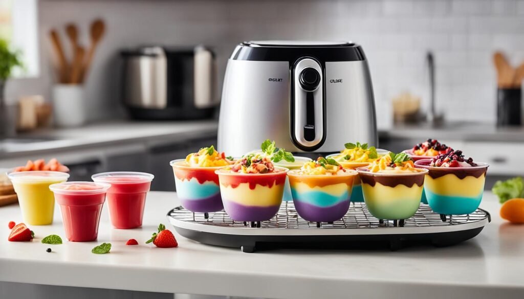 Variações de pudim na airfryer