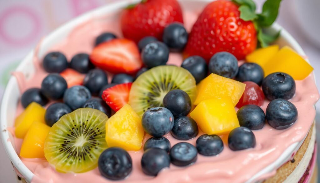 Recheios de frutas para bolo