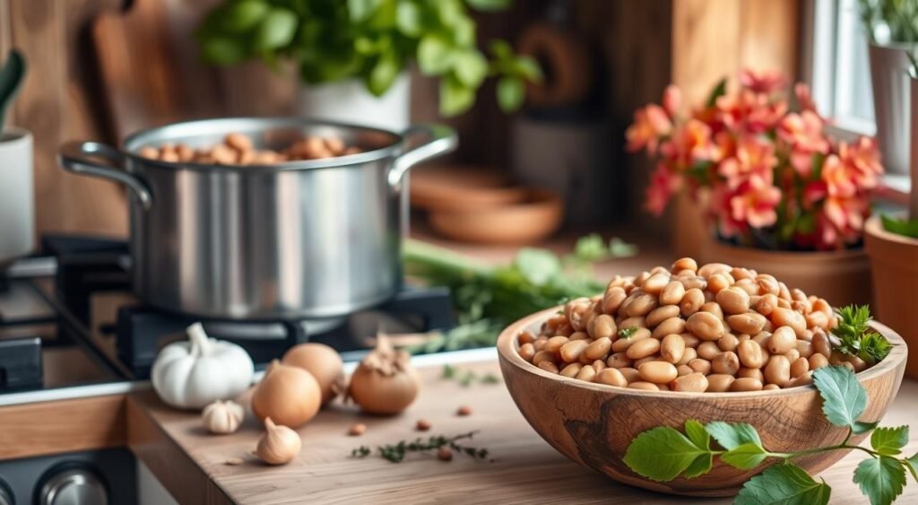 como cozinhar feijão simples