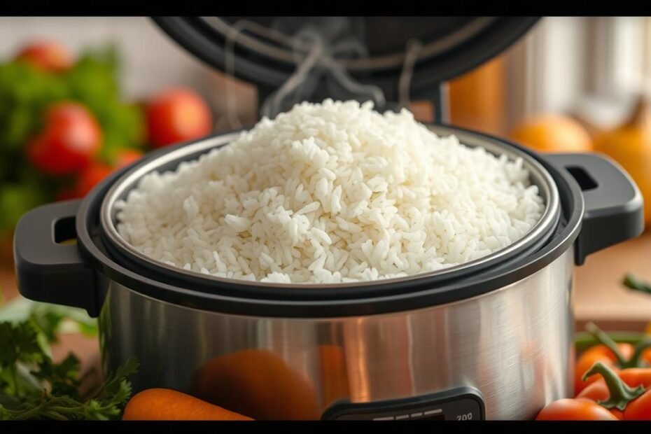 como fazer arroz na panela eletrica